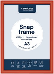 Kliklijst Europel A3 25mm rood 1 Stuk