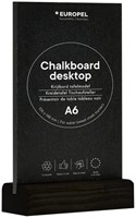 Krijtbord Europel tafelmodel A6 staand zwart 1 Stuk-2