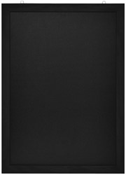 Krijtbord Europel met lijst 60x84cm zwart 1 Stuk