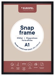 Kliklijst Europel A1 25mm mat zwart 1 Stuk