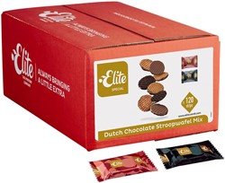 Koekjes Elite Dutch chocolate stroopwafel mix 120 Stuk