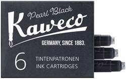 Inktpatroon Kaweco zwart 6 Stuk
