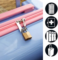 Hangslot MasterLock 4 gelijksluitend messing 30mm 4 Stuk-1