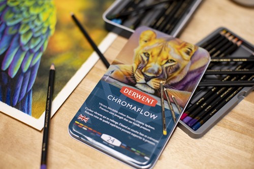 Chromaflow Kleurotlodenset Derwent (24 Stuks) 24 Stuk-2