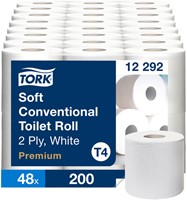 Toiletpapier Tork T4 Premium 2laags 200 vel wit 48 Rol