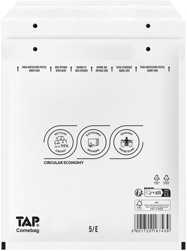 Envelop TAP Comebag luchtkussen 240x275mm 100st 100 Doos
