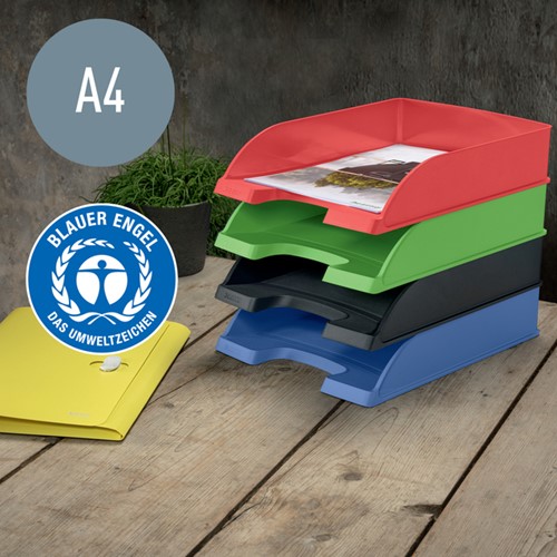 Brievenbak Leitz Recycle A4 blauw-1