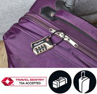 Hangslot Masterlock 4-cijfer TSA flex  zwart 35mm 1 Stuk-2