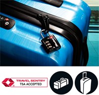 Hangslot Masterlock 3-cijfer TSA zwart 30mm 1 Stuk-2