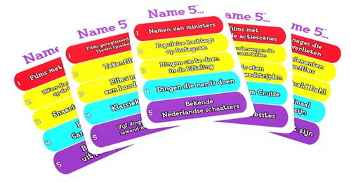 Kaartspel name 5 pocket editie 1 Stuk-2