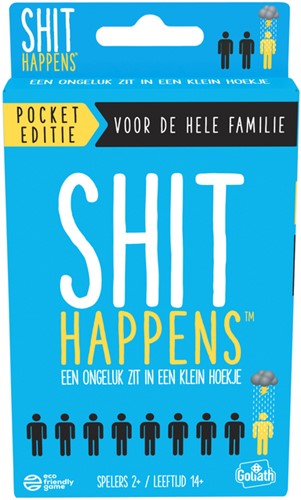 Shit Happens Familie Pocket Editie Kaartspel 1 Stuk