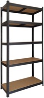 Stellingkast BRASQ 5 borden  SU175 875 KG zwart 1 Stuk