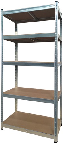 Stellingkast BRASQ 5 borden SU175  875 KG zilver 1 Stuk-3