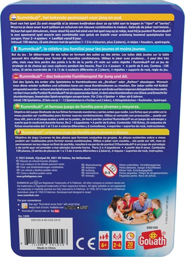 Spel Rummikub The Original Travel Tour Edition 1 Stuk-3