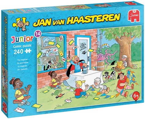 Puzzel JvH Junior 14 De Goochelaar 240st 1 Stuk