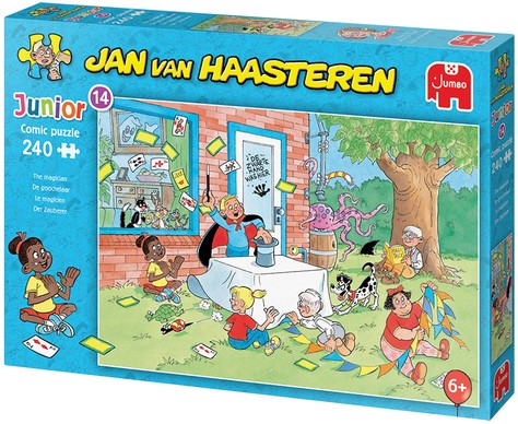 Puzzel JvH Junior 14 De Goochelaar 240st 1 Stuk-2