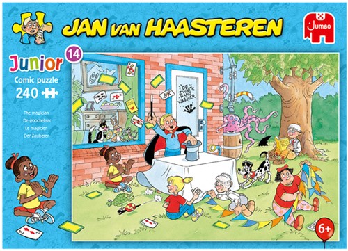 Puzzel JvH Junior 14 De Goochelaar 240st 1 Stuk-3