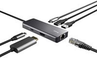 Adapter Trust Dalyx 6-in-1 USB-C multipoort 1 Stuk-2