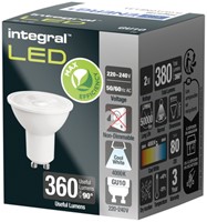 Ledlamp Integral GU10 4000K koel wit 2W 380lumen 1 Stuk-2