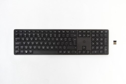 Toetsenbord HP 455 programmeerbaar draadloos QWERTY zwart