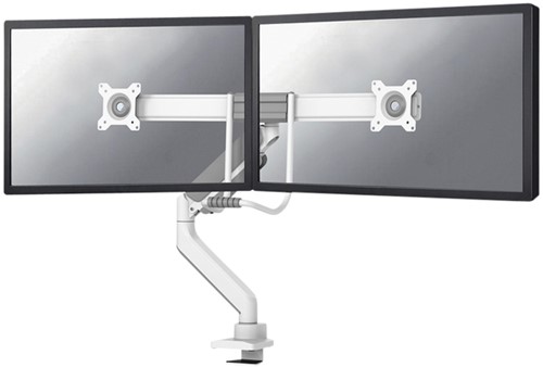 Monitorarm Neomounts NEXT Core dual 17-32" wit
