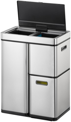 Afvalbak EKO Mirage Plus sensor 30L en 2x15L RVS 1 Stuk-4