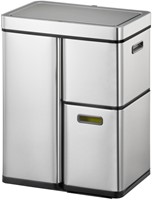 Afvalbak EKO Mirage Plus sensor 30L en 2x15L RVS 1 Stuk-3