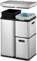Afvalbak EKO Mirage Plus sensor 30L en 2x15L RVS 1 Stuk-3