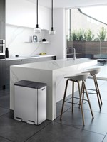 Pedaalemmer EKO Essential Recycler 2x30liter rvs 1 Stuk-3