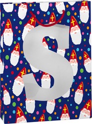 Cadeautas Sint met venster 50x175x229mm 1 Zak