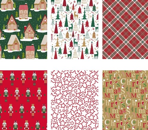 Inpakpapier IG Group Kerst 200x70cm assorti 1 Stuk-2