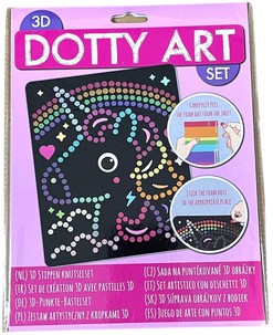 Knutselset 3D Dotty art assorti 1 Stuk