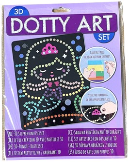Knutselset 3D Dotty art assorti 1 Stuk-1