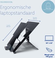 Laptopstandaard R-Go Riser Documenthouder 1 Stuk-3