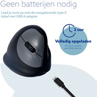 Muis R-Go Ergonomisch HE Break Wireless Rechts S 1 Stuk-4
