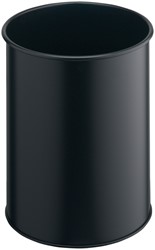 Papierbak Durable 330101 15liter rond zwart 1 Stuk