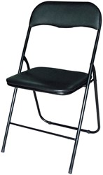 Klapstoel BRASQ FC100 Zwart 1 Stuk