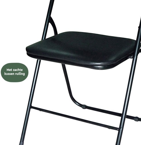Klapstoel BRASQ FC100 Zwart 1 Stuk-1