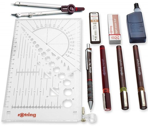 Tekenset rOtring Isograph Master 10-delig 1 Stuk-3