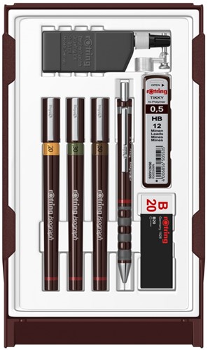 Tekenset rOtring Isograph College 0.2-0.3-0.5mm 1 Stuk