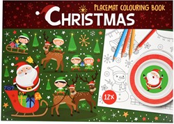 Kleurboek Kerst placemets A3 12 vellen 1 Stuk