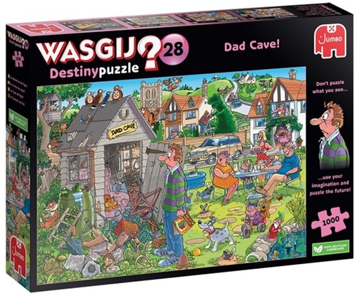 Puzzel Wasgij Destiny 28 De Mancave Van Pa! 1000st 1 Stuk