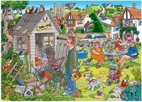 Puzzel Wasgij Destiny 28 De Mancave Van Pa! 1000st 1 Stuk-1