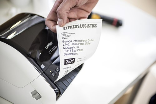 Labelprinter Brother DK QL1110NWBc 104mm wit 1 Stuk-1