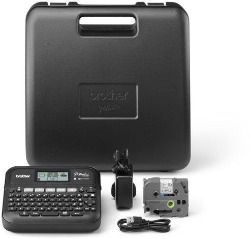 Labelprinter Brother Ptouch TZe PTD460BT zwart 1 Stuk-1