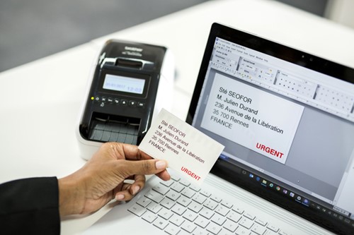 Labelprinter Brother DK QL820NWBc desktop 62mm wit 1 Stuk-2