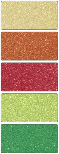 Glitterkarton Folia 50x70cm 300gr 5vel orient ass 5 Vel