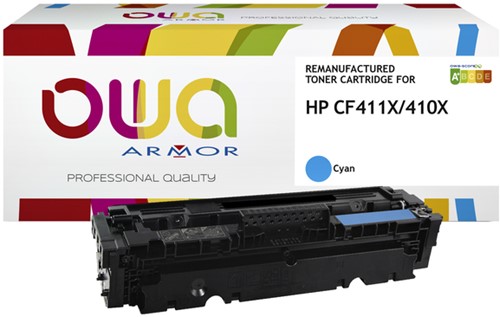 Tonercartridge OWA HP CF411X blauw 1 Stuk
