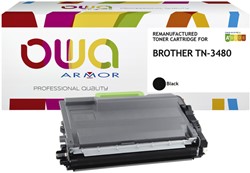 Toner OWA Brother TN-3480BK zwart 1 Stuk