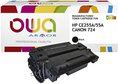 Tonercartridge OWA HP CE255A zwart 1 Stuk